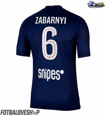 Paris Saint-Germain Illia Zabarnyi #6 Domácí Dres 2025-26 Krátký Rukáv